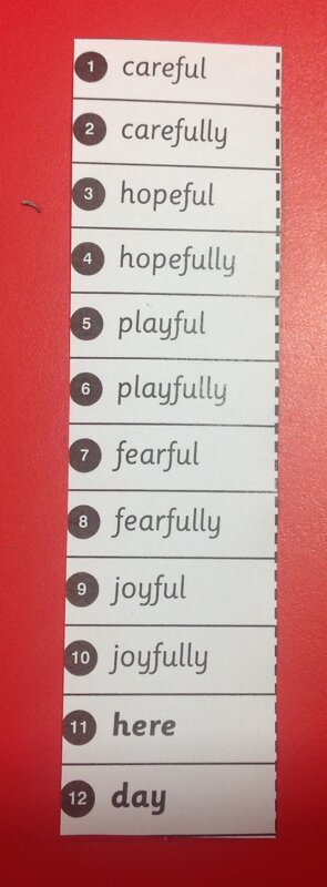 Image of Spellings for our spellings on April 7th
