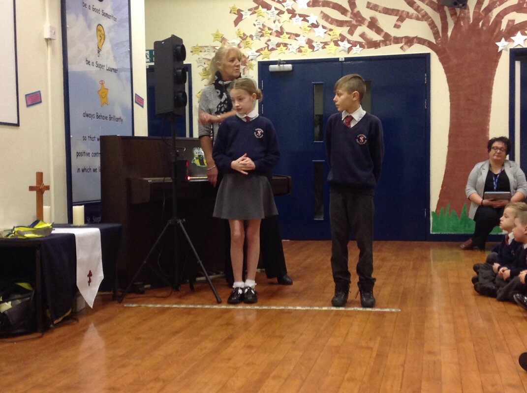 Image of Road Safety Assembly with Mrs Massey