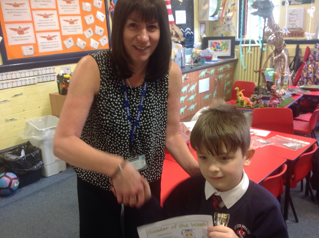 Image of Mrs Robinson's Reader of the Week...
