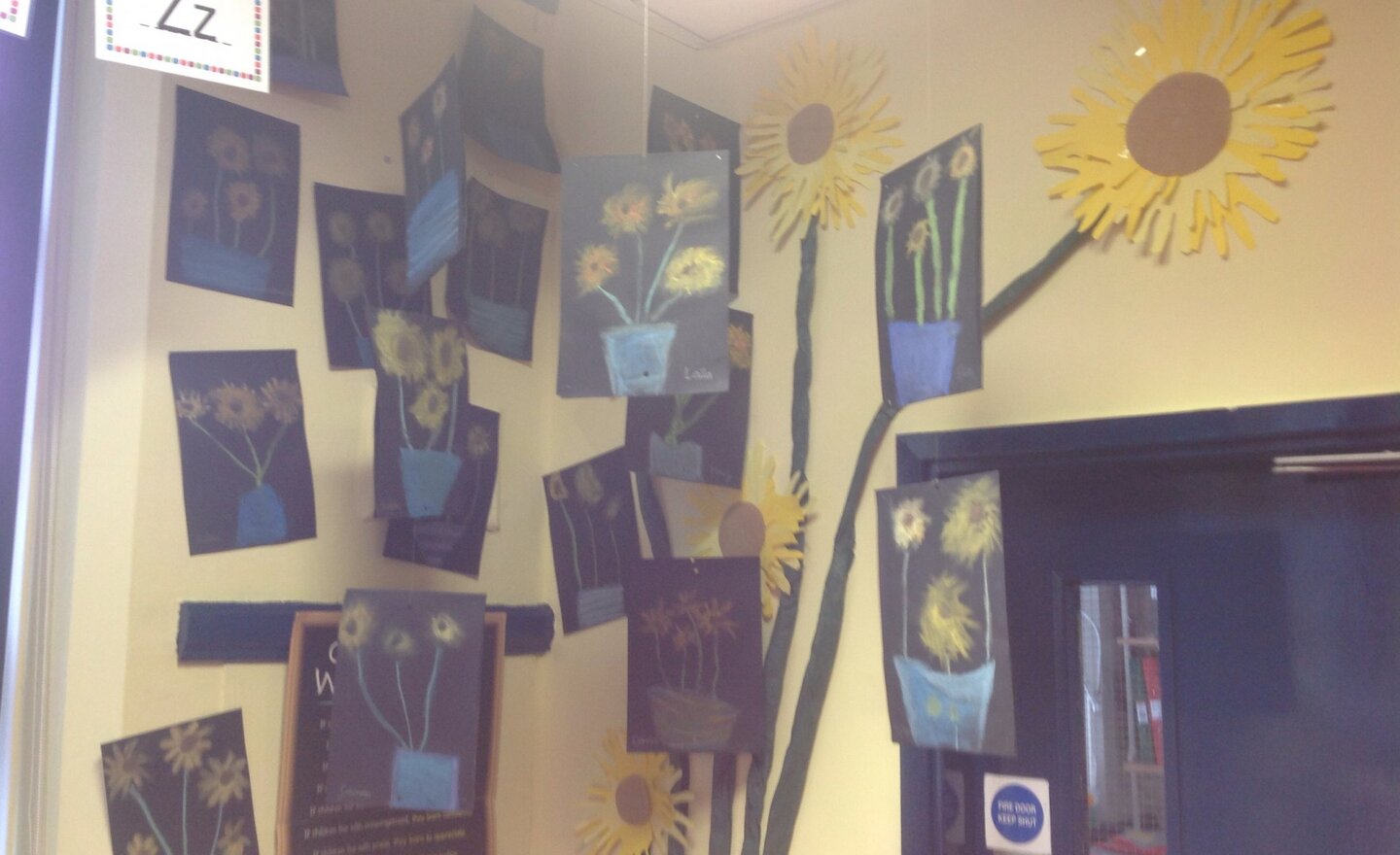 Image of Vincent Van Gogh's Sunflowers